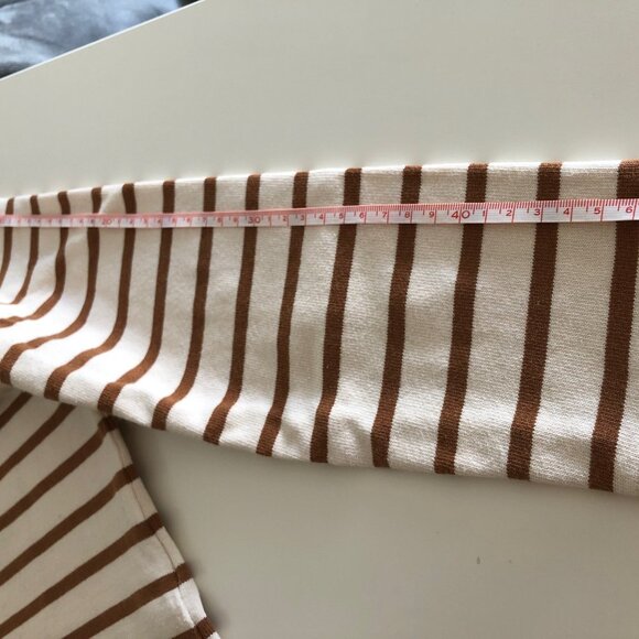 Sezane Colette Mariniere - Ecru/ Camel - Picture 5 of 7